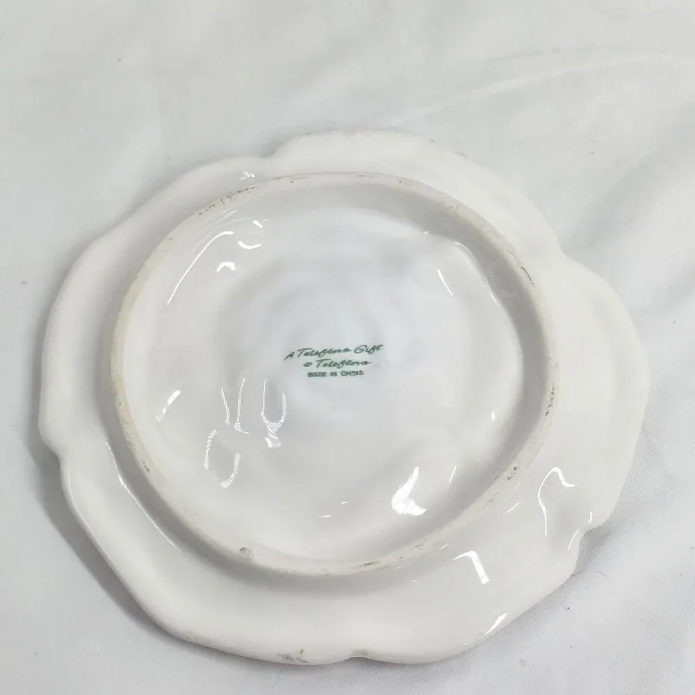 Vintage Pink Rose Ceramic Teleflora Gift Cup & Saucer Set